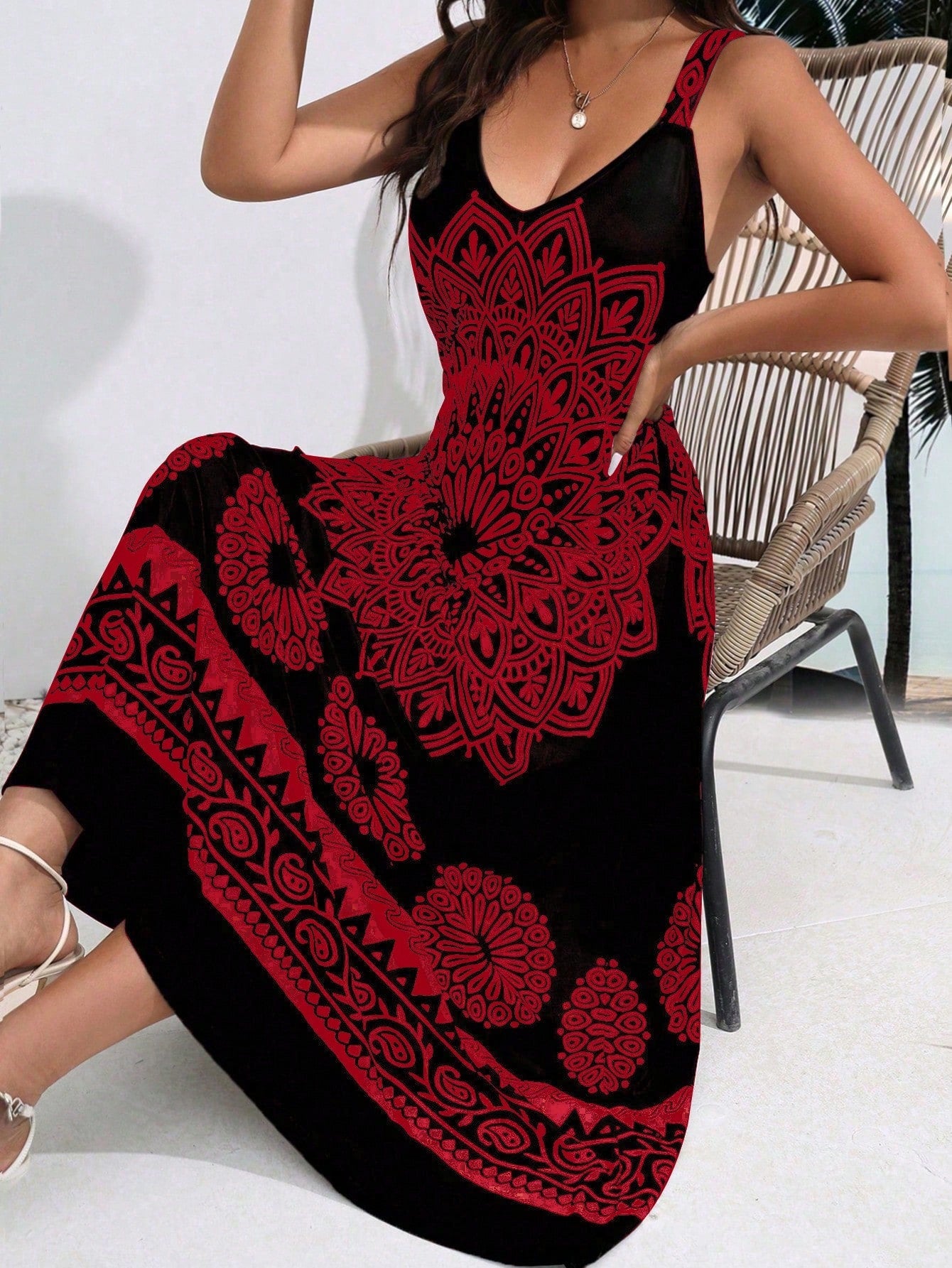 Vestido Plus Size Tribal