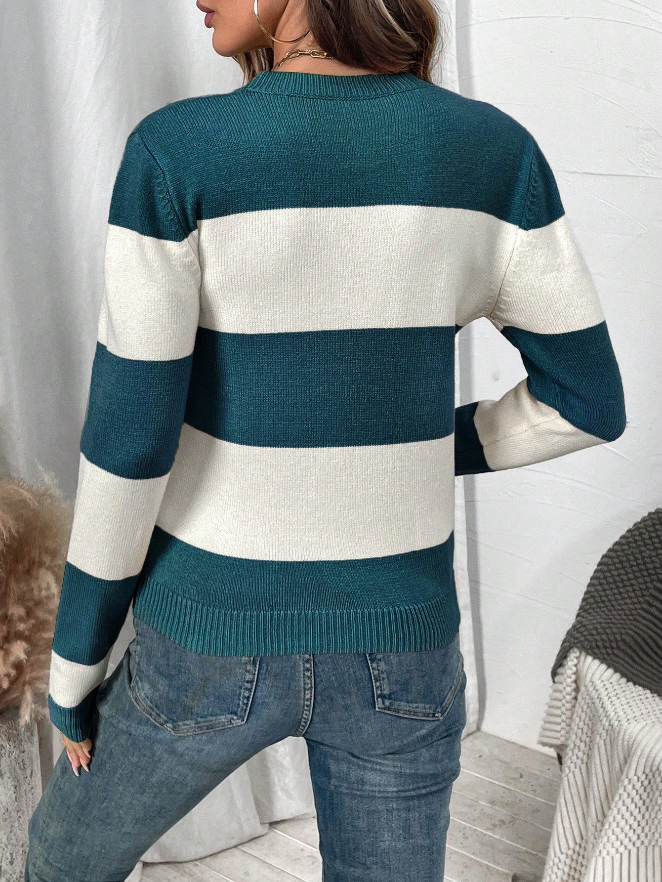 Suéter Listrado Catarinna