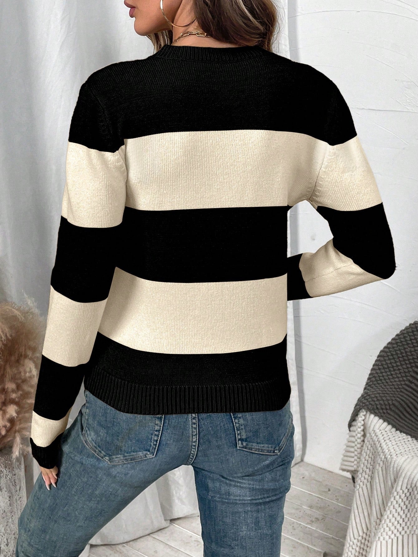 Suéter Listrado Catarinna