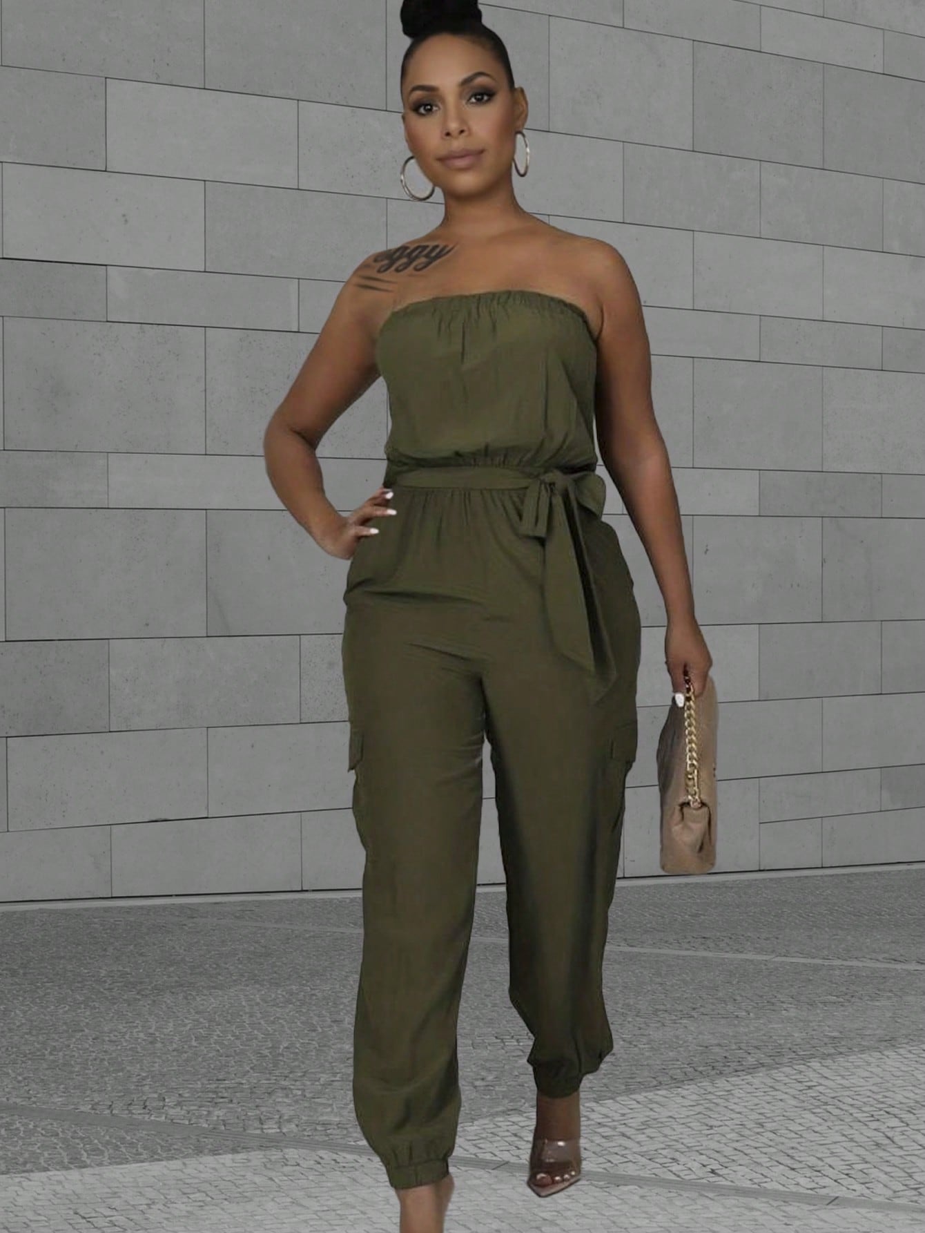 Macacão Tomara que caia Casual