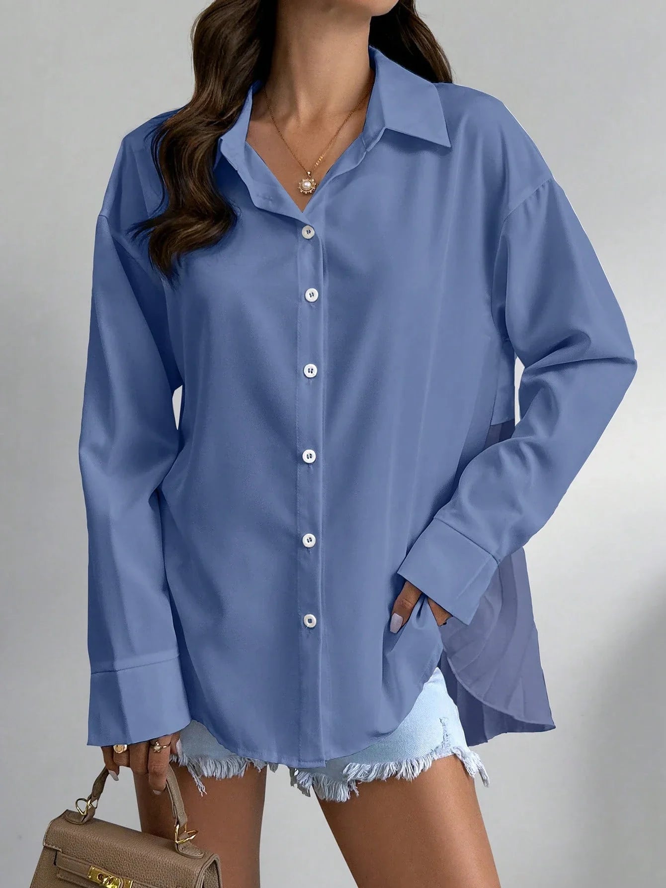 Camisa Plissada Avery