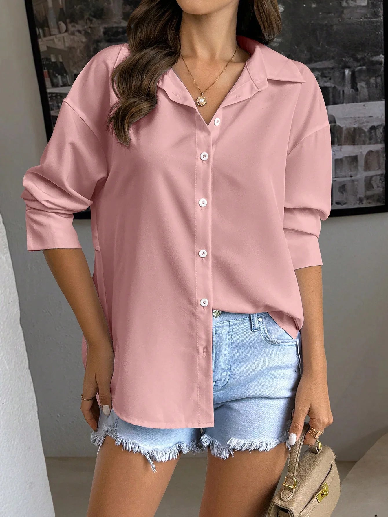 Camisa Plissada Avery