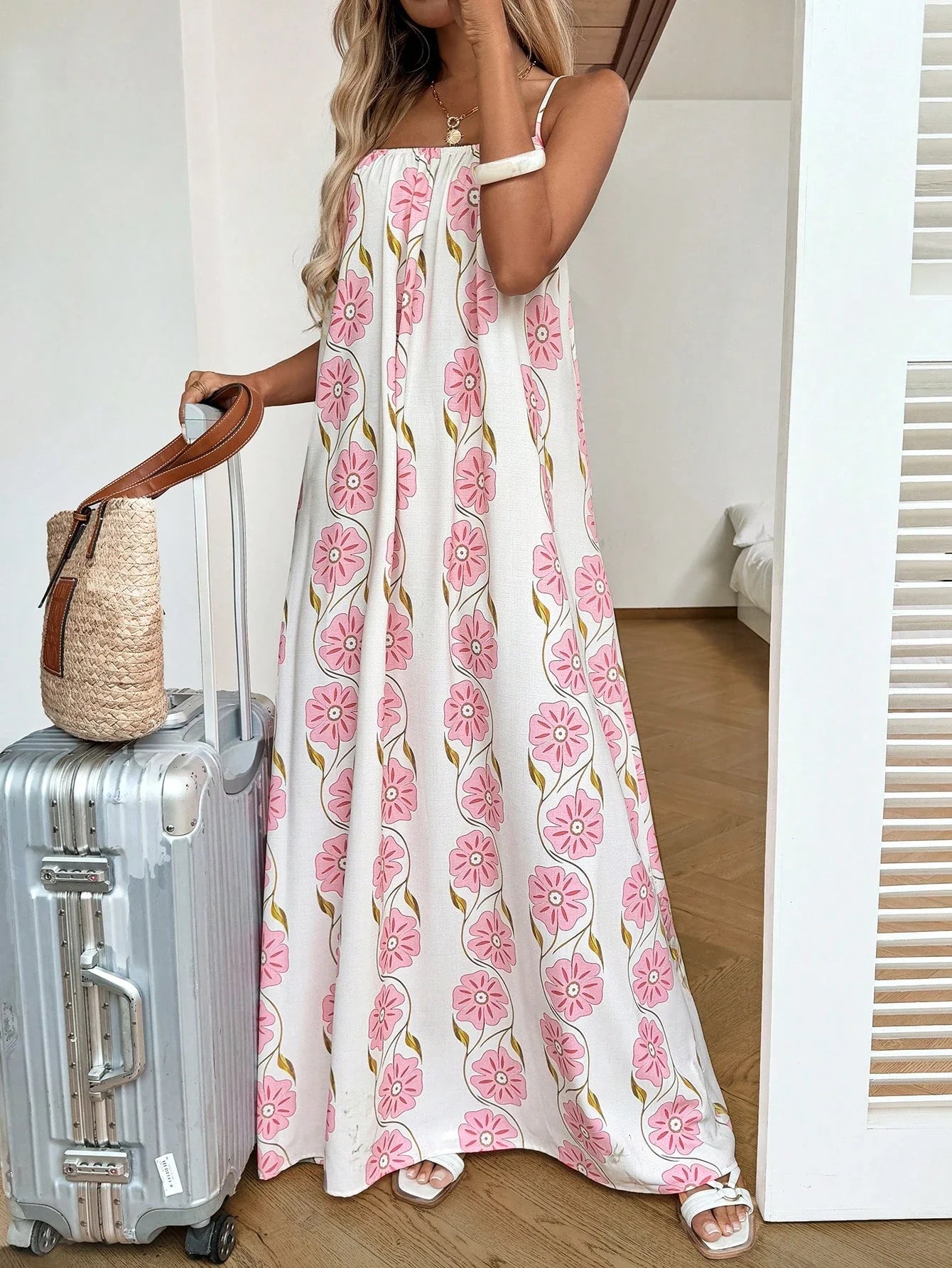 Vestido Longo Floral