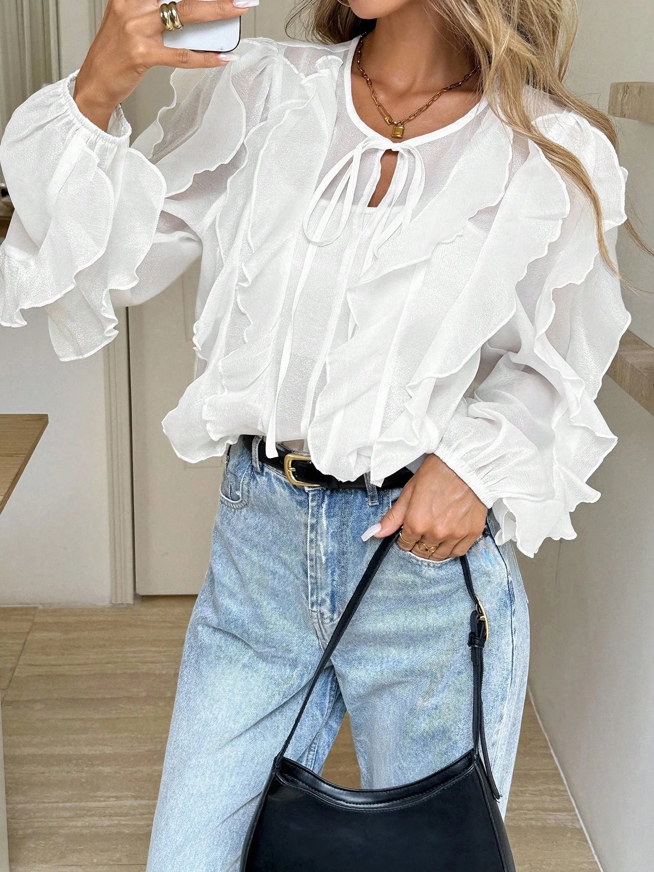 Blusa Translúcida Hailey