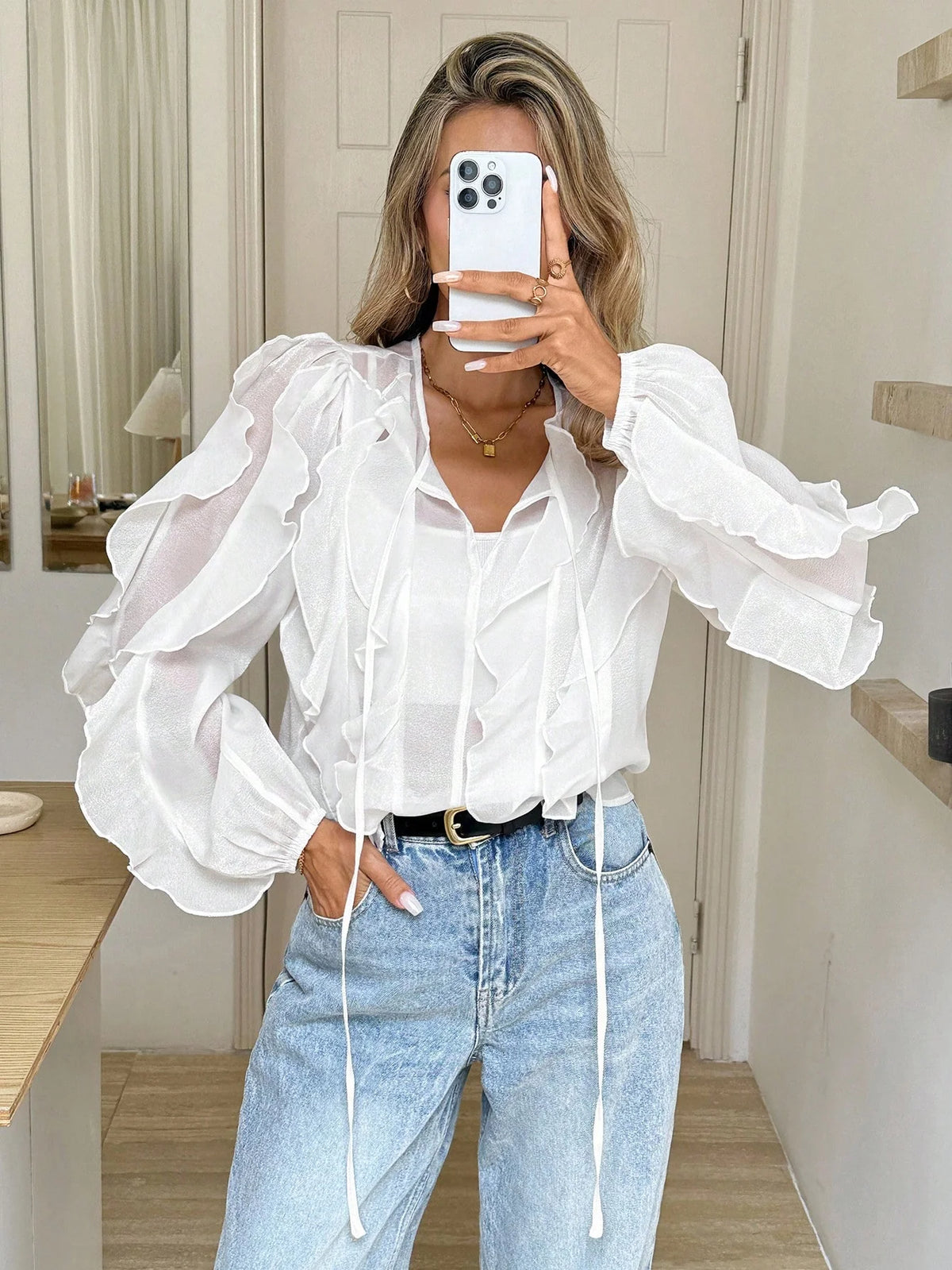 Blusa Translúcida Hailey