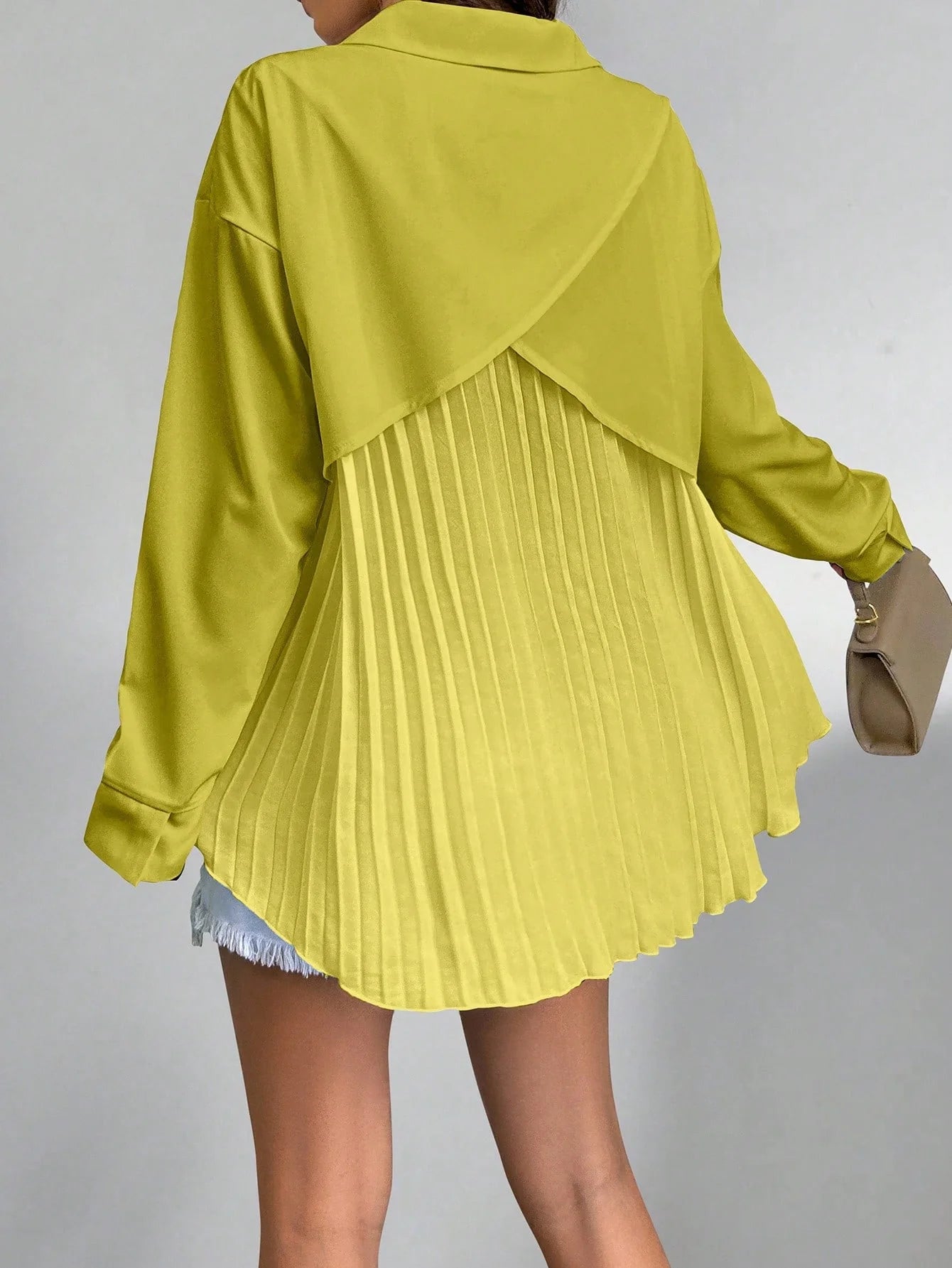 Camisa Plissada Avery