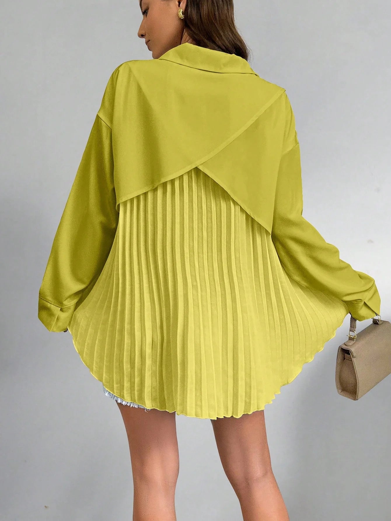 Camisa Plissada Avery