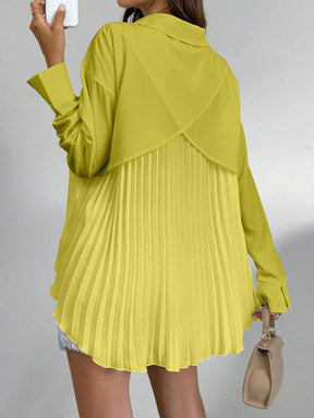 Camisa Plissada Avery