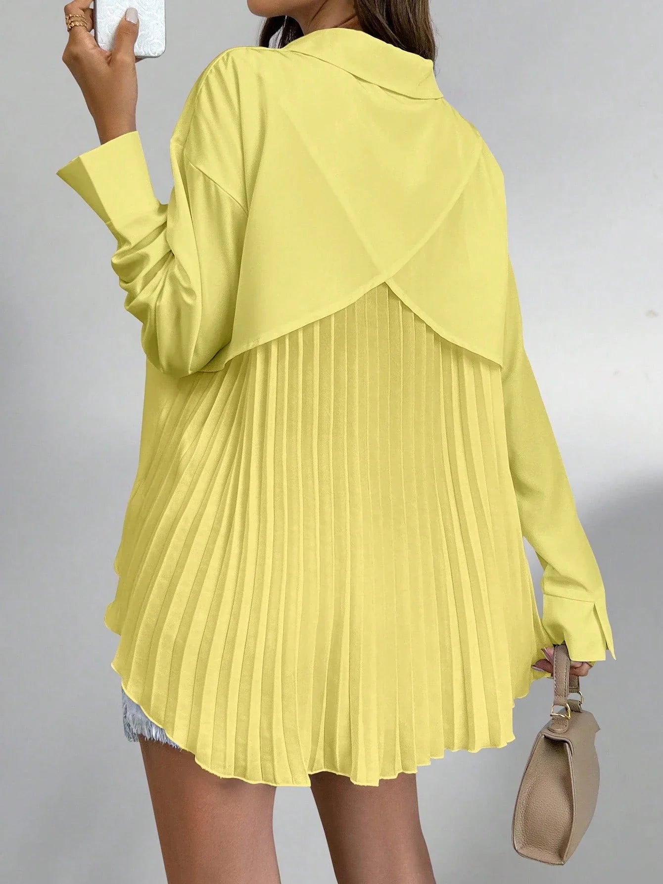 Camisa Plissada Avery