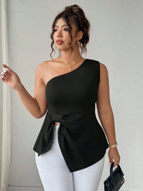 Blusa Um Ombro Plus Size Harper