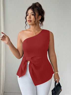 Blusa Um Ombro Plus Size Harper