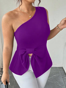 Blusa Um Ombro Plus Size Harper