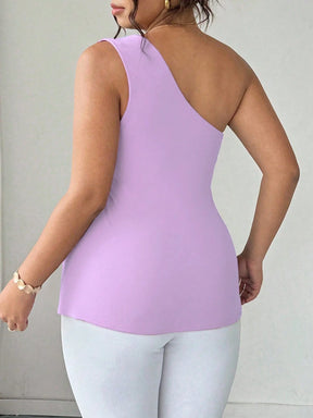 Blusa Um Ombro Plus Size Harper