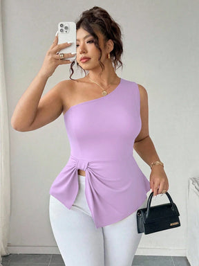 Blusa Um Ombro Plus Size Harper