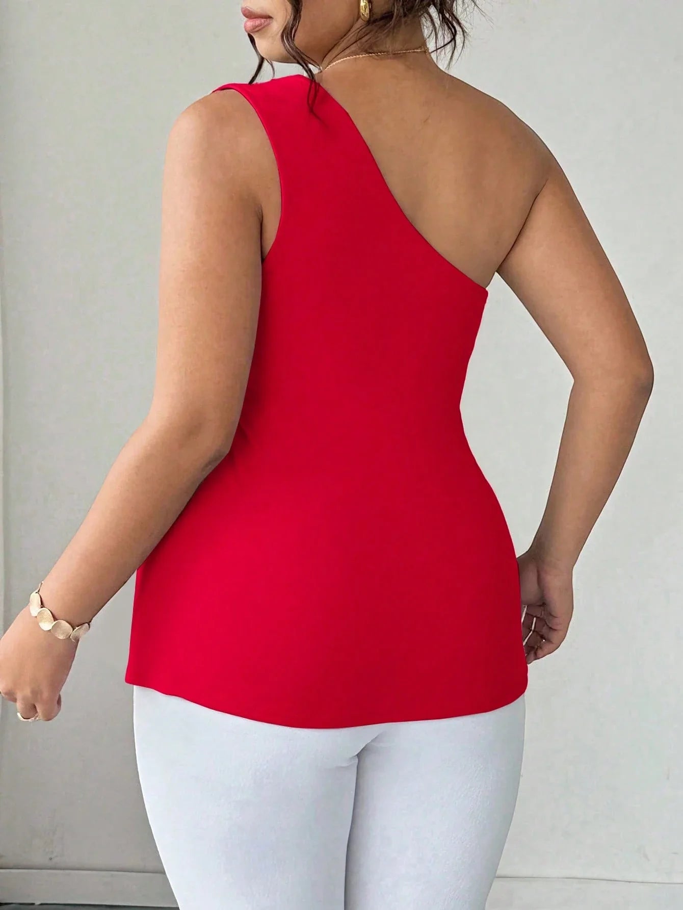 Blusa Um Ombro Plus Size Harper