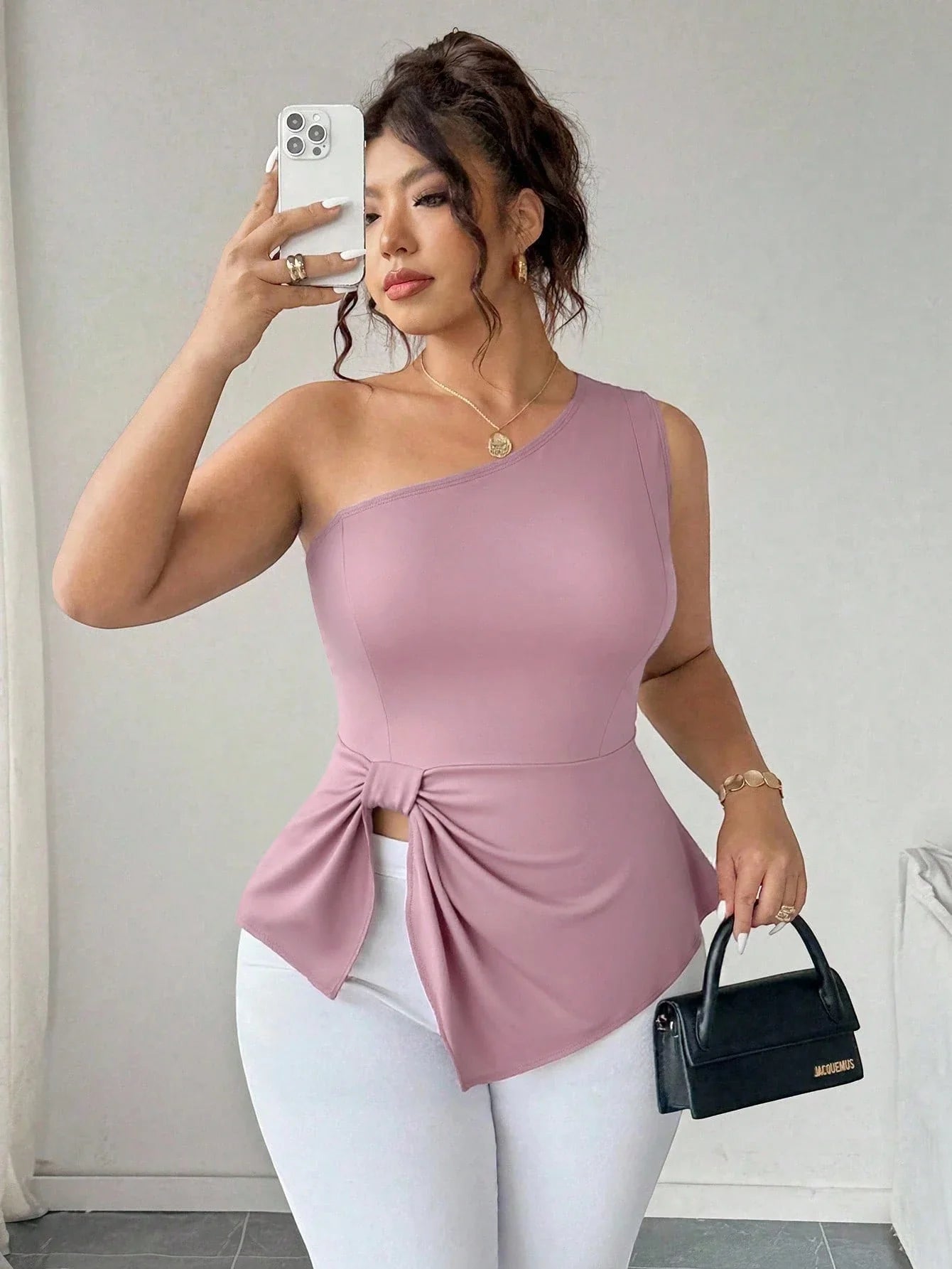 Blusa Um Ombro Plus Size Harper