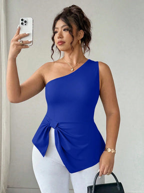 Blusa Um Ombro Plus Size Harper