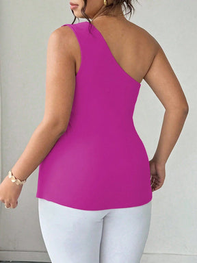 Blusa Um Ombro Plus Size Harper