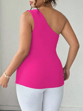 Blusa Um Ombro Plus Size Harper