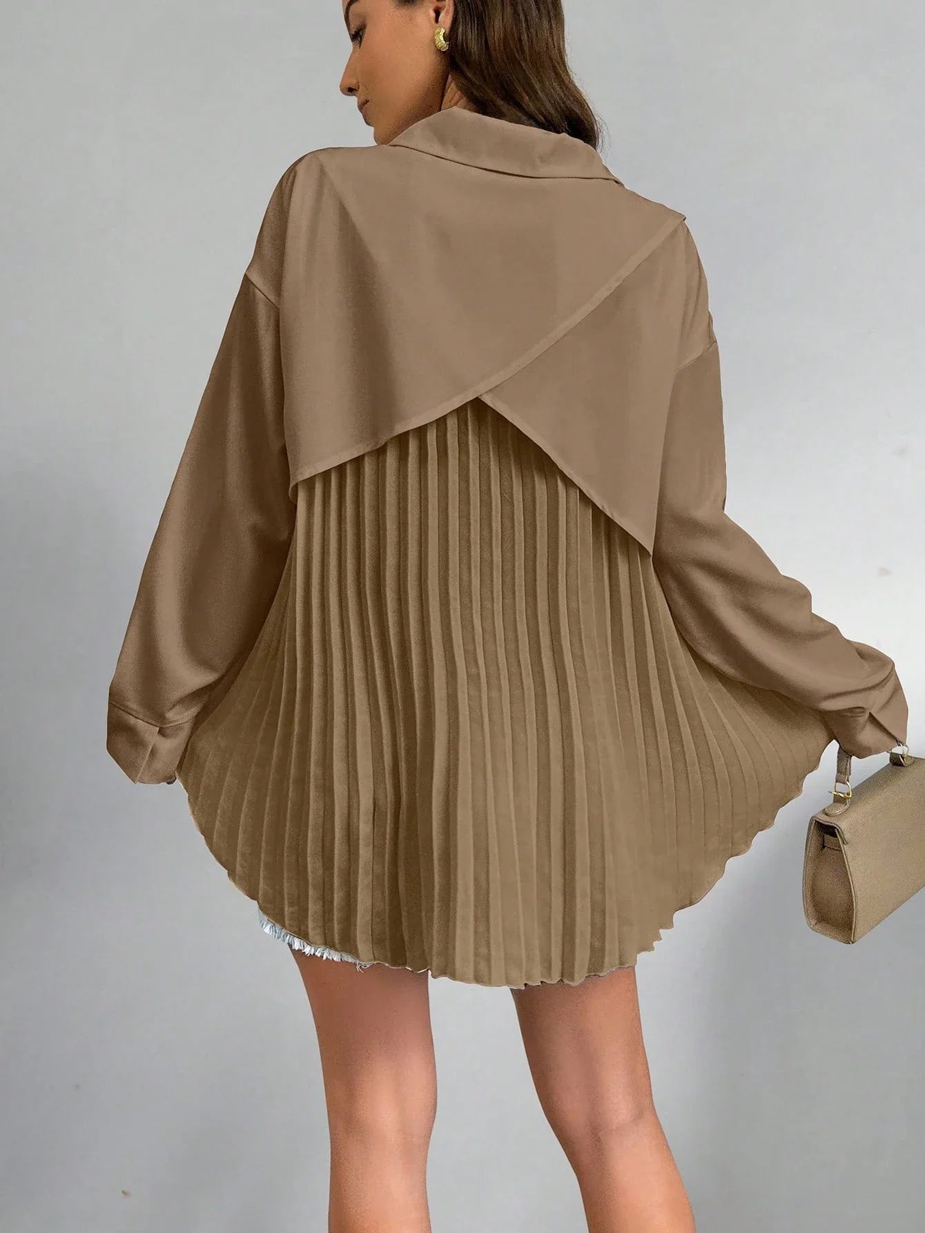 Camisa Plissada Avery