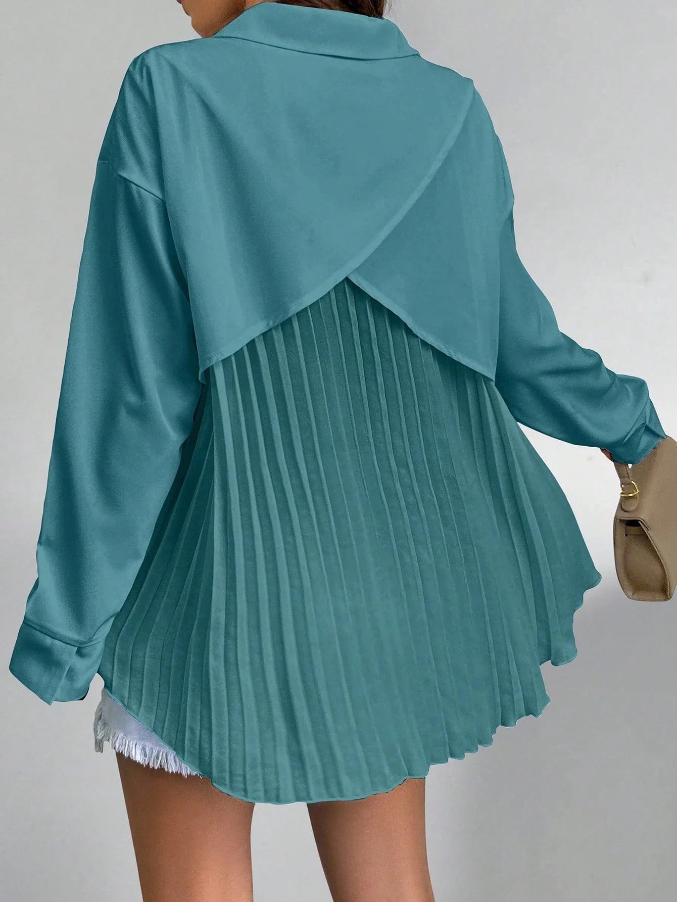 Camisa Plissada Avery