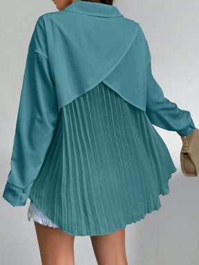 Camisa Plissada Avery