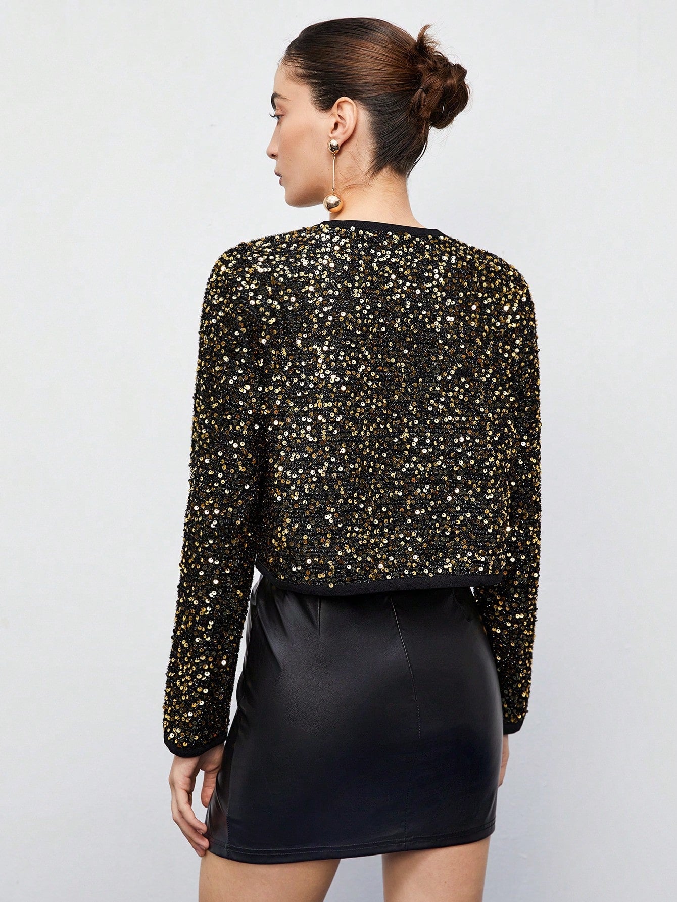 Bomber Em Paetê De Frio