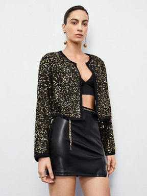 Bomber Em Paetê De Frio