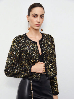 Bomber Em Paetê De Frio