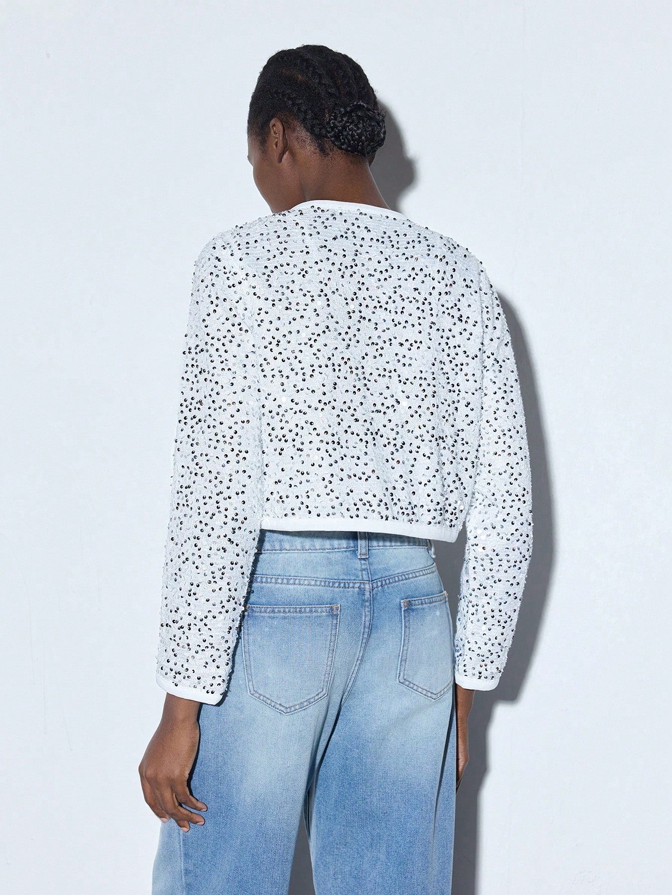 Bomber Em Paetê De Frio