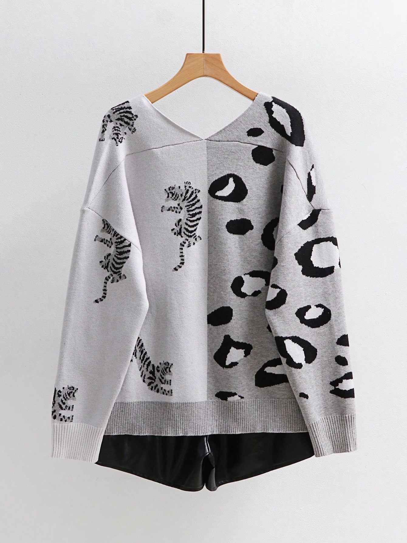 Cardigan Estampado Leopardo