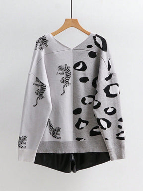 Cardigan Estampado Leopardo