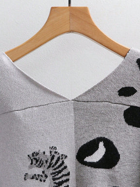 Cardigan Estampado Leopardo