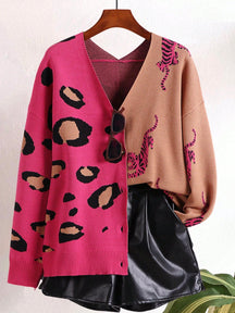 Cardigan Estampado Leopardo