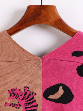 Cardigan Estampado Leopardo