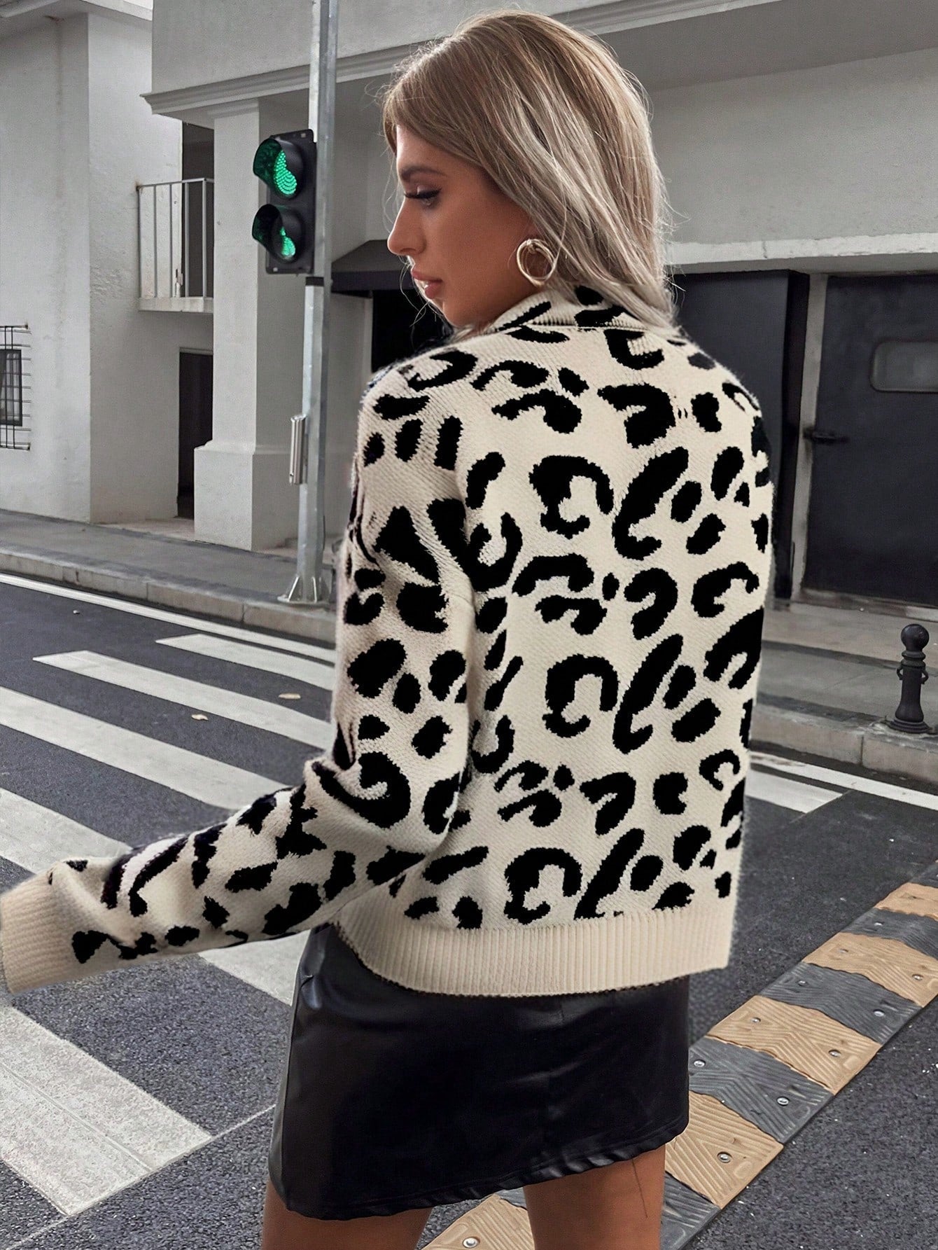 Suéter Animal Print