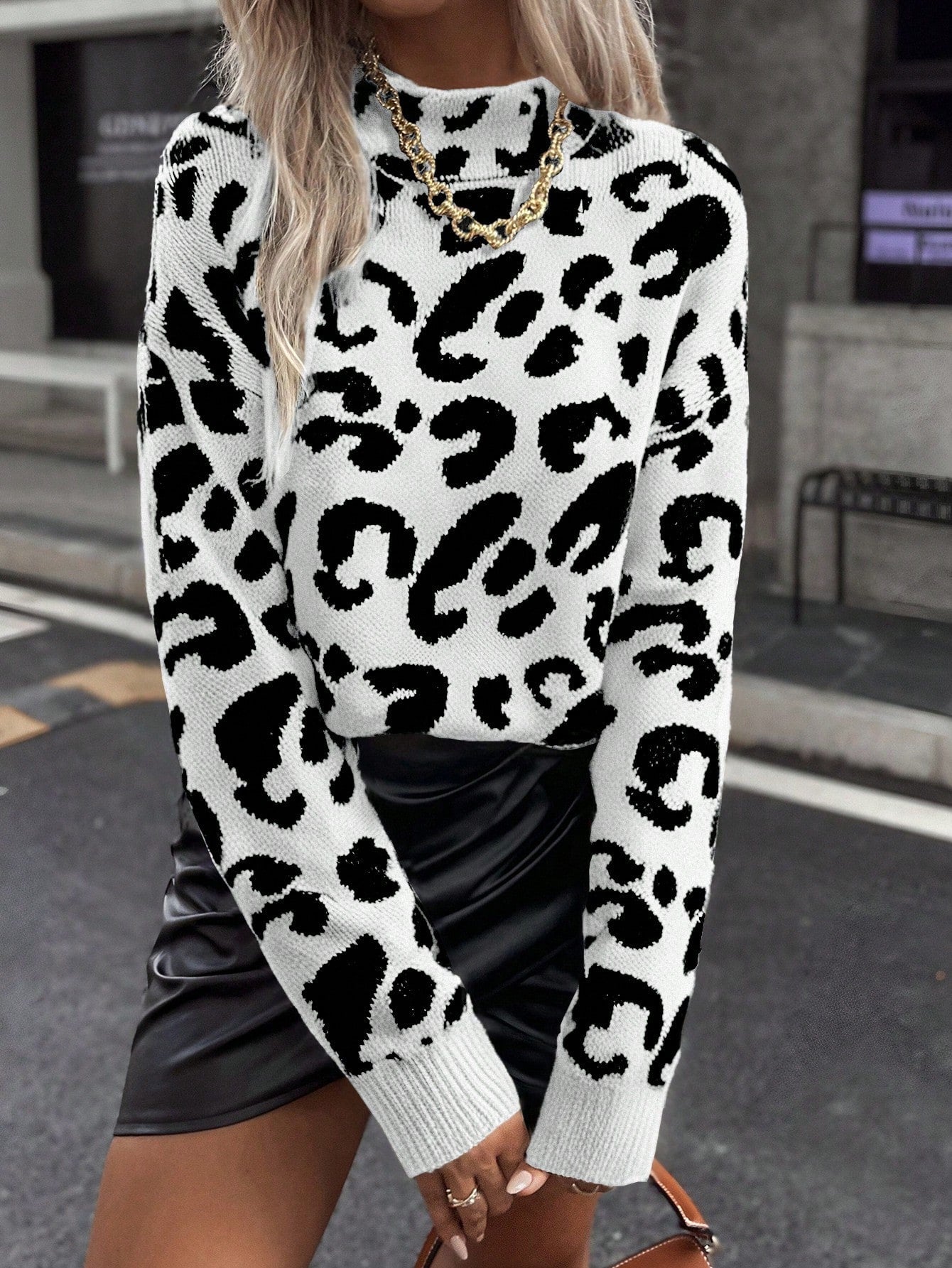 Suéter Animal Print