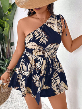 Macaquinho Plus Size Palmeira Chic