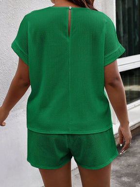 Conjunto Plus Size de Manga Morcego