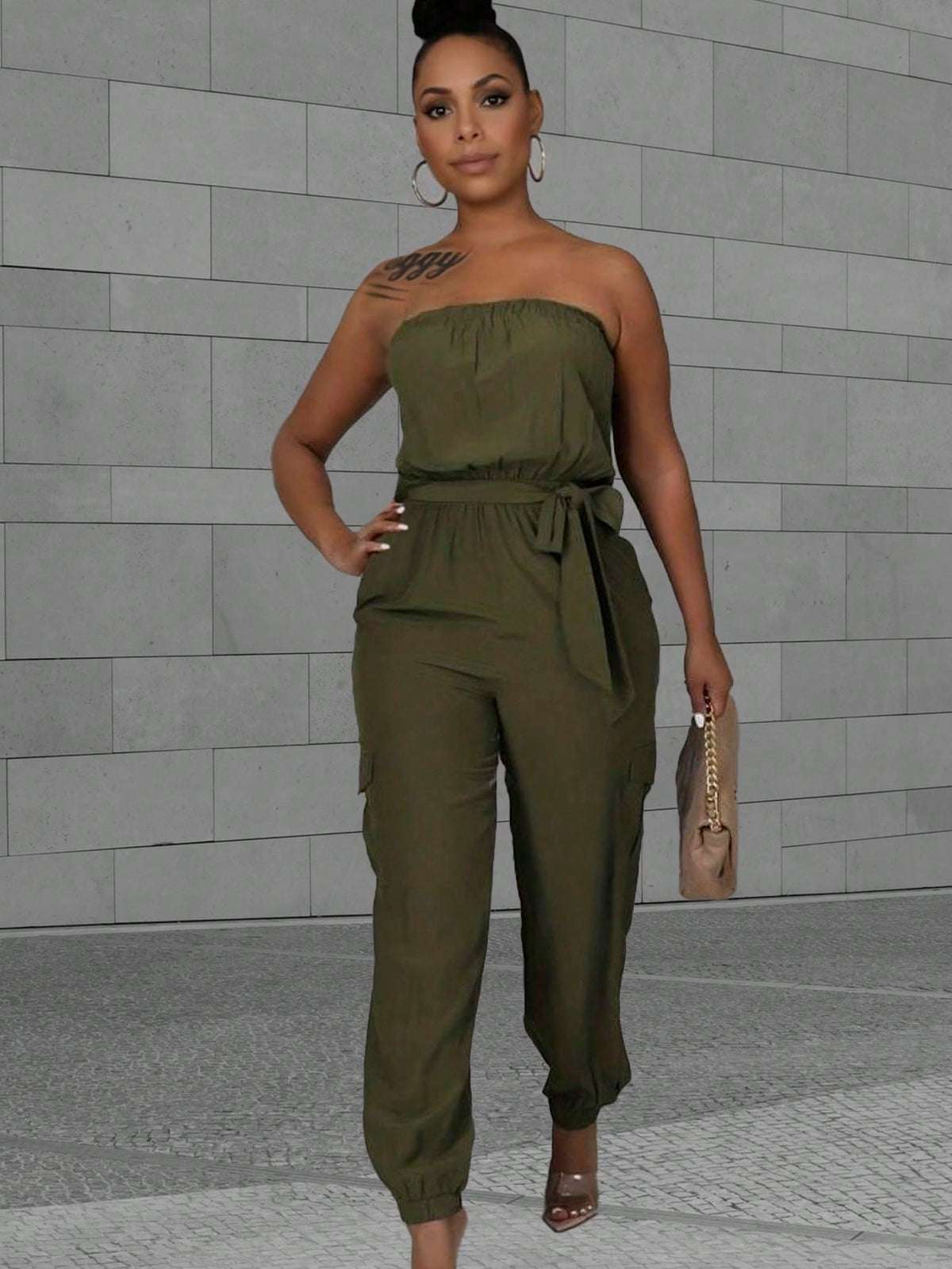 Macacão Tomara que caia Casual