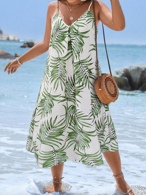 Vestido Plus Size Tropical Boho Kamila
