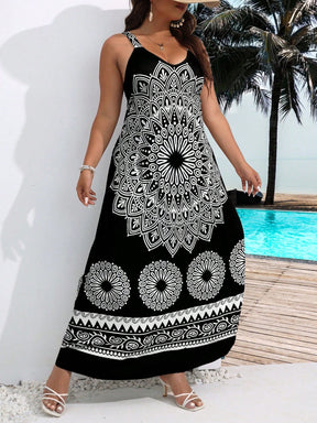 Vestido Plus Size Tribal