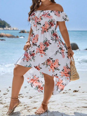 Vestido Plus Size Floral Diana
