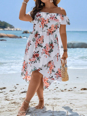 Vestido Plus Size Floral Diana