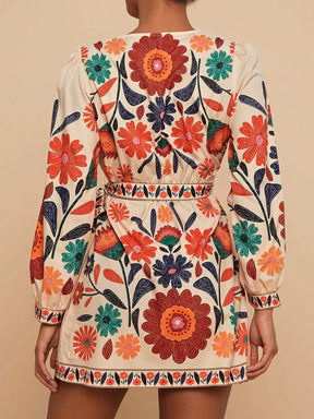 Vestido Curto Floral