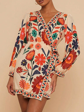 Vestido Curto Floral