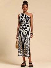 Vestido Oasis Preto e Branco